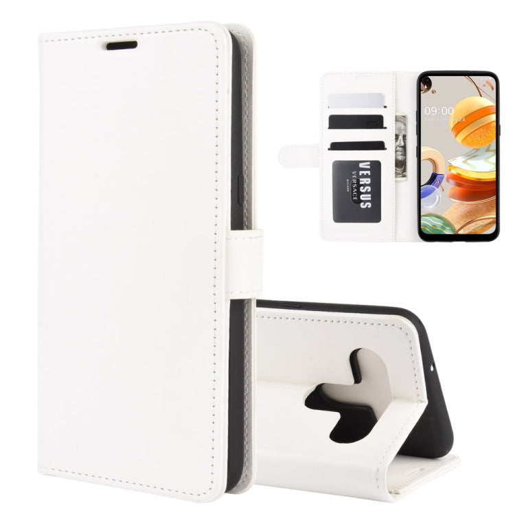 For LG K61 R64 Texture Single Horizontal Flip Protective Case with Holder & Card Slots & Wallet& Photo Frame, For LG K61