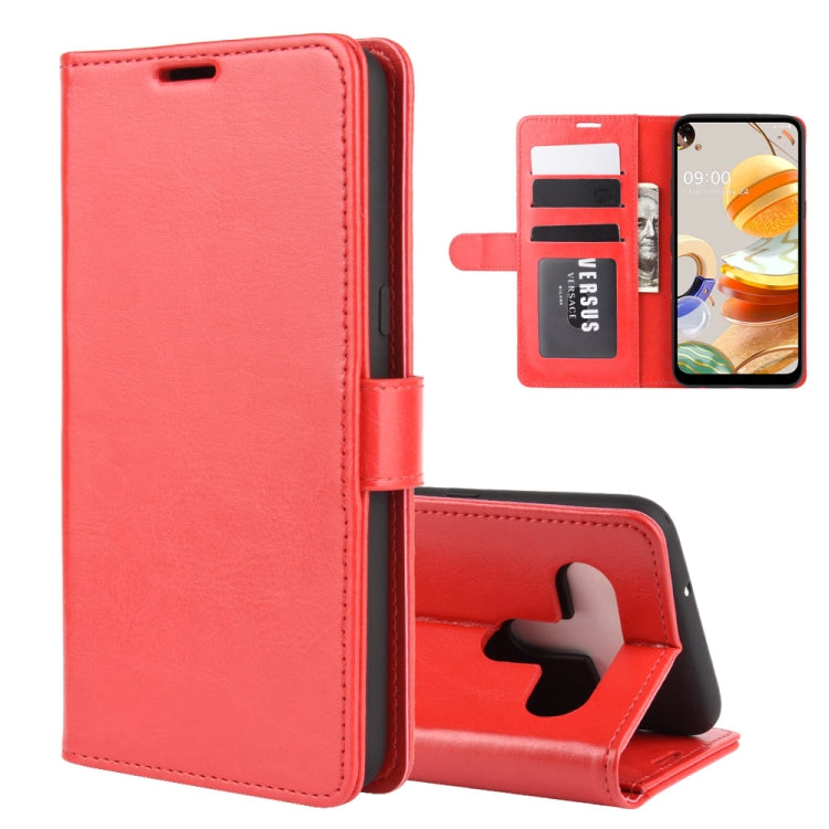 For LG K61 R64 Texture Single Horizontal Flip Protective Case with Holder & Card Slots & Wallet& Photo Frame, For LG K61