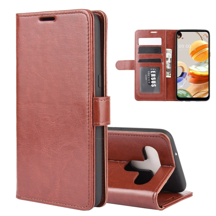 For LG K61 R64 Texture Single Horizontal Flip Protective Case with Holder & Card Slots & Wallet& Photo Frame, For LG K61