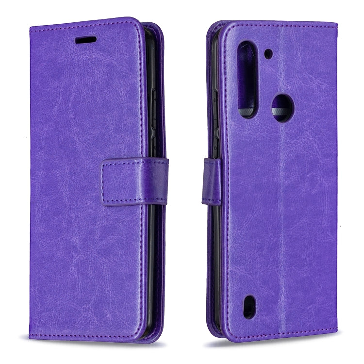 For Motorola Moto G8 Power Lite Crazy Horse Texture Horizontal Flip Leather Case with Holder & Card Slots & Wallet & Photo Frame, For Motorola Moto G8 Power Lite