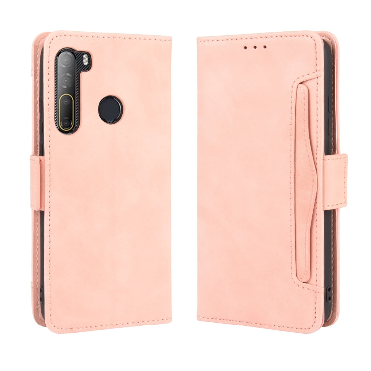 For HTC Desire 20 Pro Wallet Style Skin Feel Calf Pattern Leather Case ，with Separate Card Slot, For HTC Desire 20 Pro