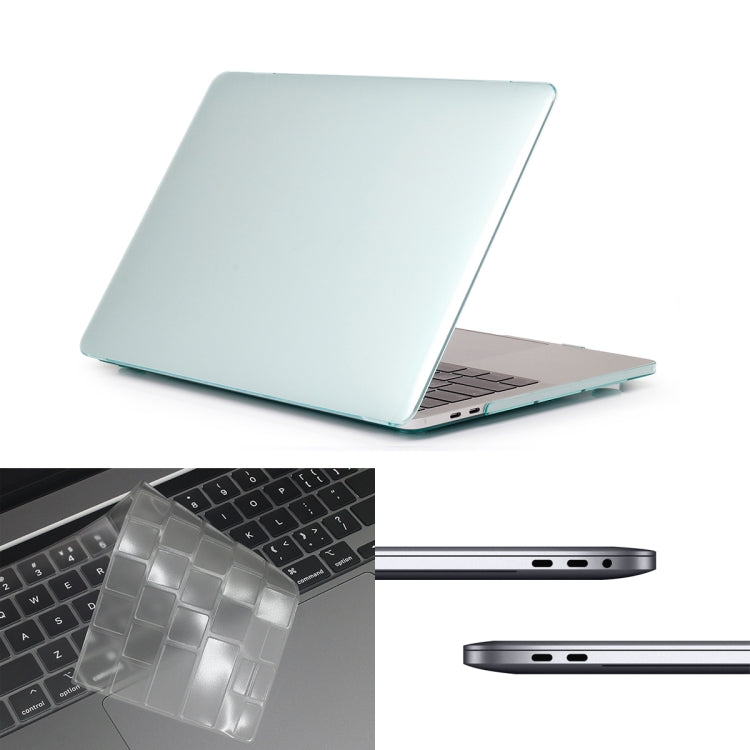 ENKAY Hat-Prince 3 in 1 For MacBook Pro 13 inch A2289 / A2251 (2020) Crystal Hard Shell Protective Case + US Version Ultra-thin TPU Keyboard Protector Cover + Anti-dust Plugs Set, For MacBook Pro 13 inch A2289 / A2251 (2020)