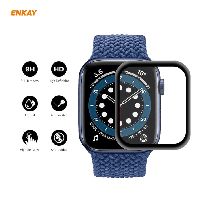 10 PCS ENKAY Hat-Prince 0.2mm 9H Surface Hardness 3D Explosion-proof Aluminum Alloy Edge Full Screen Tempered Glass Screen Film