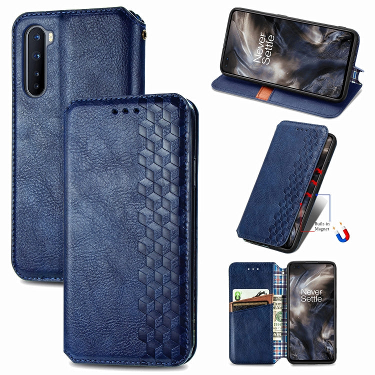 Cubic Grid Pressed Horizontal Flip Magnetic PU Leather Case with Holder & Card Slots & Wallet, For LG Velvet 5G, For Motorola Moto G Pro, For OnePlus Nord, For One Plus Nord