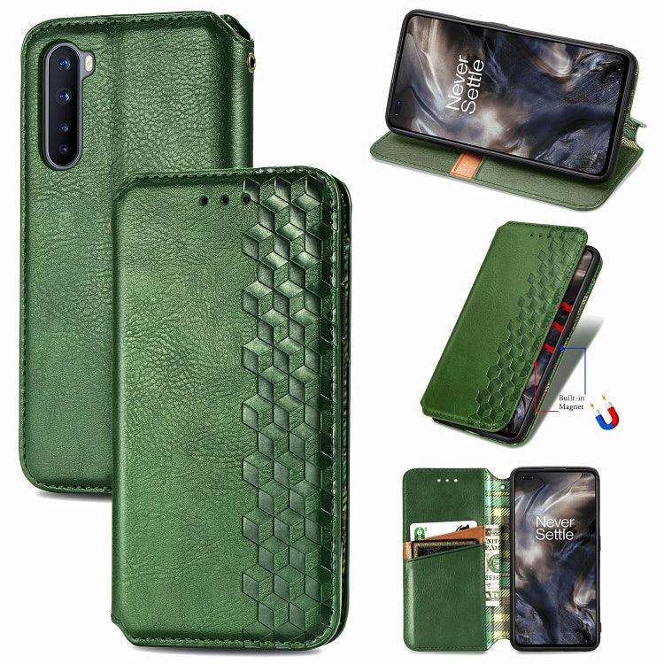 Cubic Grid Pressed Horizontal Flip Magnetic PU Leather Case with Holder & Card Slots & Wallet, For LG Velvet 5G, For Motorola Moto G Pro, For OnePlus Nord, For One Plus Nord