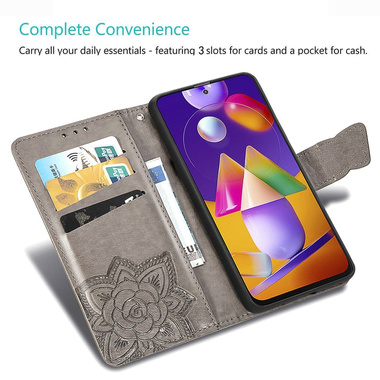 Butterfly Love Flower Embossed Horizontal Flip Leather Case with Holder & Card Slots & Wallet & Lanyard, For LG Velvet 5G, For OPPO A92S, For OPPO Realme C12, For OPPO Realme C15