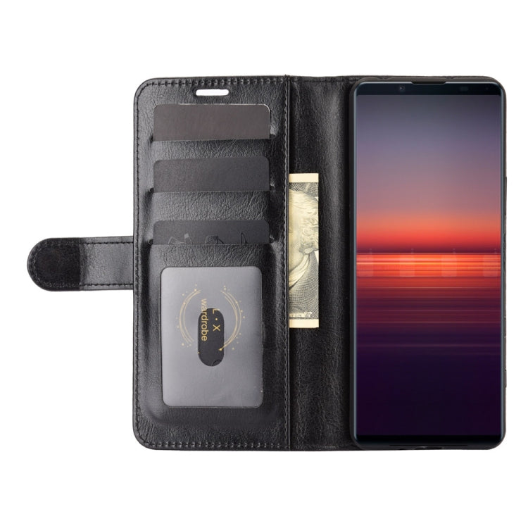 For Sony Xperia 5 II R64 Texture Single Horizontal Flip Protective Case with Holder & Card Slots & Wallet& Photo Frame, For Sony Xperia 5 II