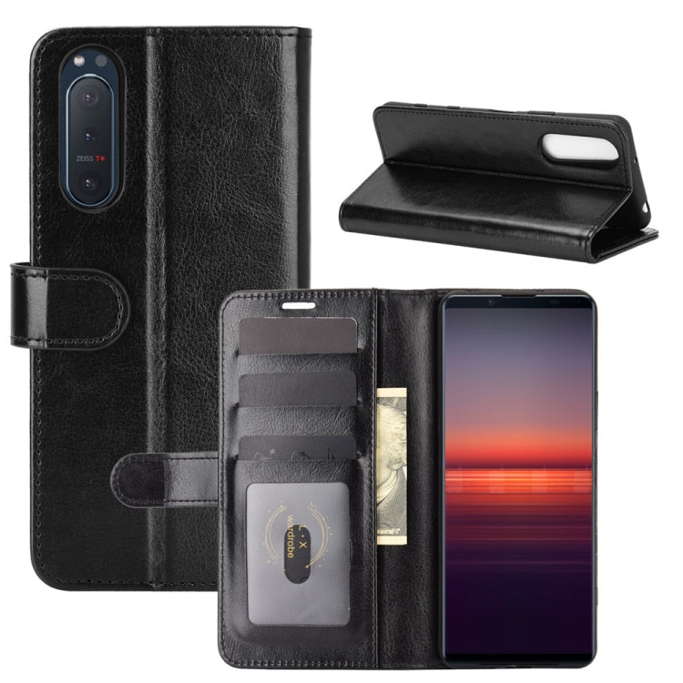 For Sony Xperia 5 II R64 Texture Single Horizontal Flip Protective Case with Holder & Card Slots & Wallet& Photo Frame, For Sony Xperia 5 II