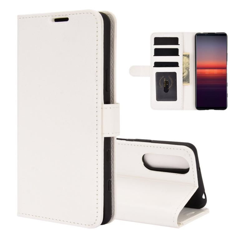 For Sony Xperia 5 II R64 Texture Single Horizontal Flip Protective Case with Holder & Card Slots & Wallet& Photo Frame, For Sony Xperia 5 II