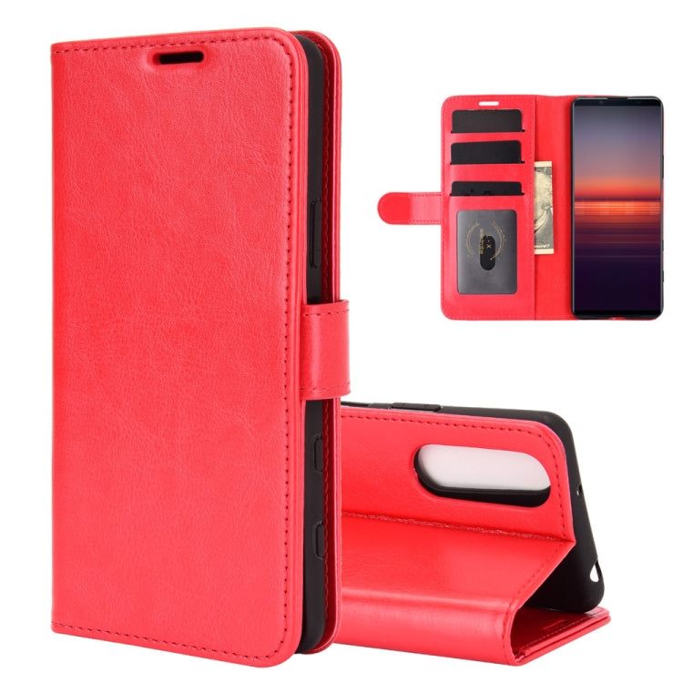 For Sony Xperia 5 II R64 Texture Single Horizontal Flip Protective Case with Holder & Card Slots & Wallet& Photo Frame, For Sony Xperia 5 II