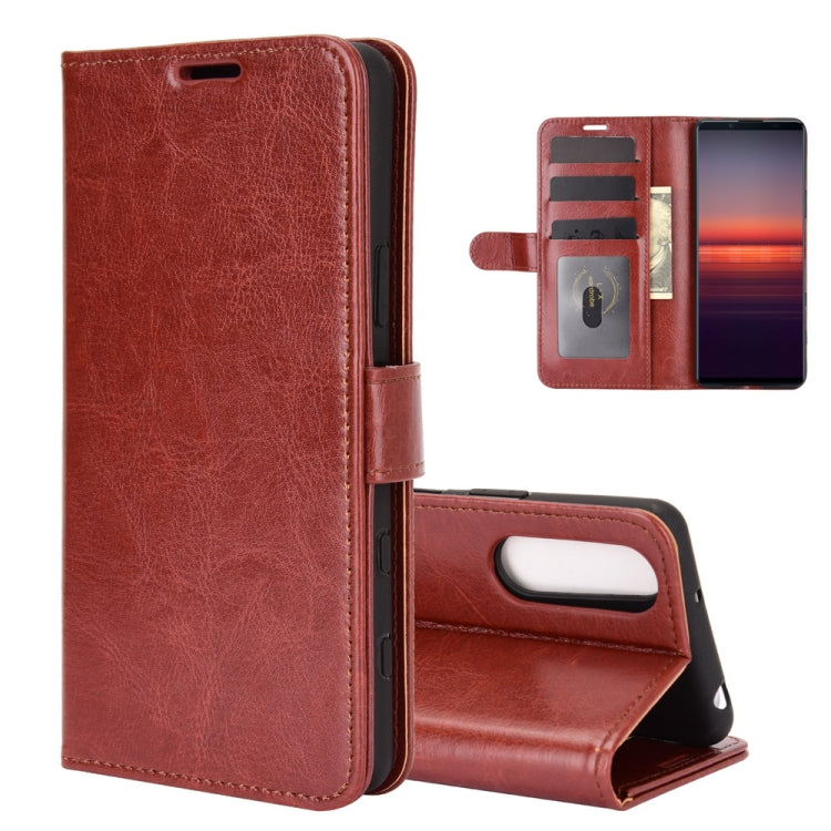 For Sony Xperia 5 II R64 Texture Single Horizontal Flip Protective Case with Holder & Card Slots & Wallet& Photo Frame, For Sony Xperia 5 II