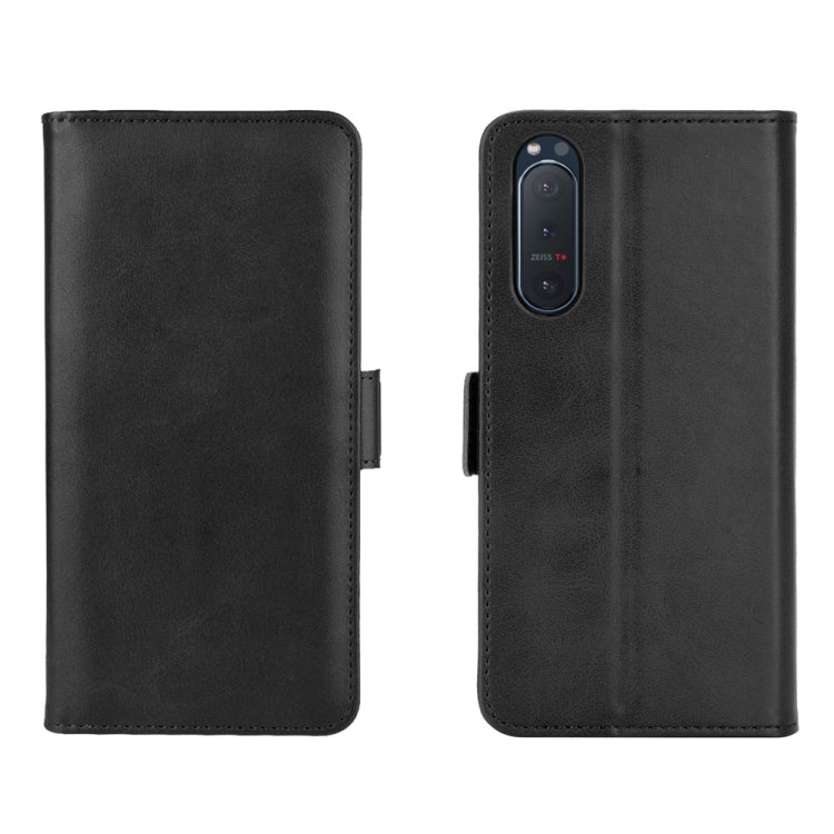 For Sony Xperia 5 II Dual-side Magnetic Buckle Horizontal Flip Leather Case with Holder & Card Slots & Wallet, For Sony Xperia 5 II