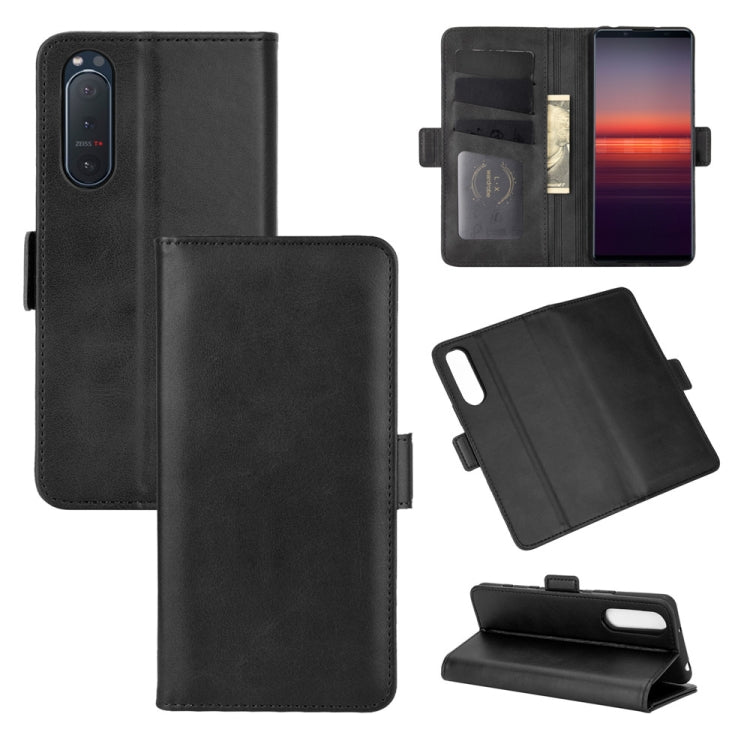 For Sony Xperia 5 II Dual-side Magnetic Buckle Horizontal Flip Leather Case with Holder & Card Slots & Wallet, For Sony Xperia 5 II