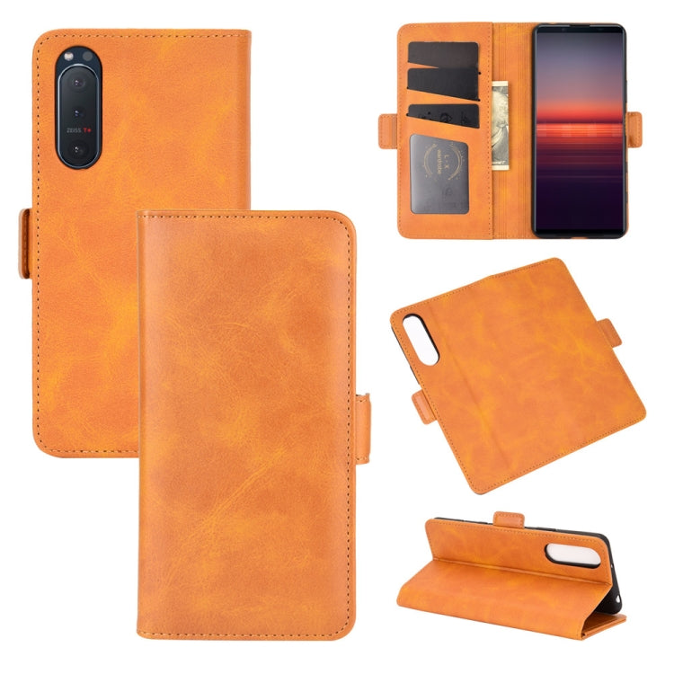 For Sony Xperia 5 II Dual-side Magnetic Buckle Horizontal Flip Leather Case with Holder & Card Slots & Wallet, For Sony Xperia 5 II