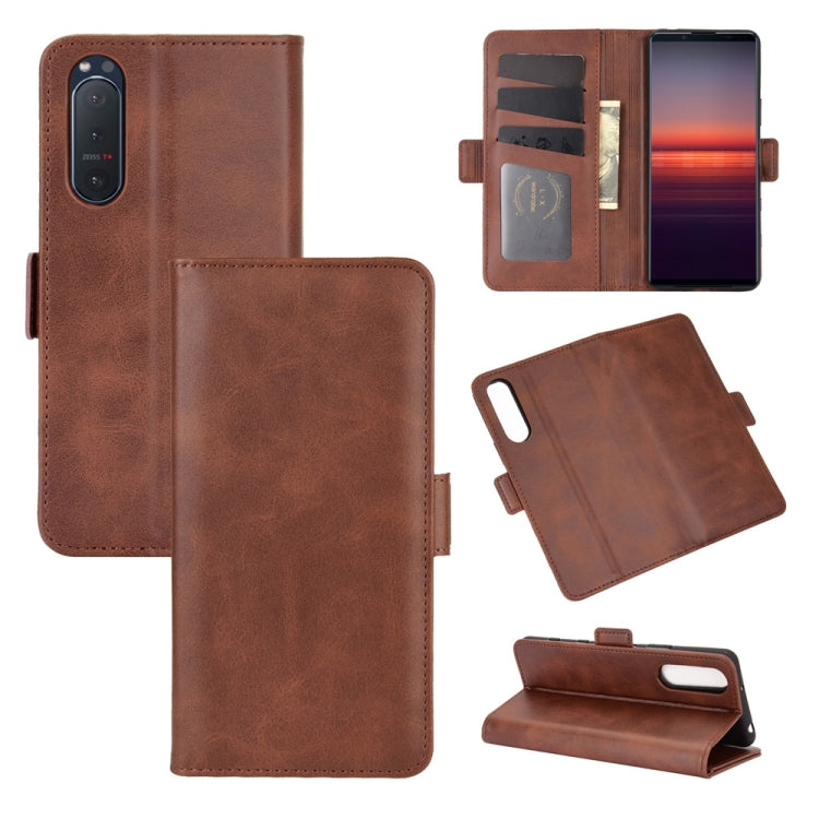 For Sony Xperia 5 II Dual-side Magnetic Buckle Horizontal Flip Leather Case with Holder & Card Slots & Wallet, For Sony Xperia 5 II