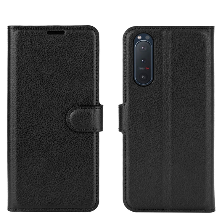 For Sony Xperia 5 II Litchi Texture Horizontal Flip Protective Case with Holder & Card Slots & Wallet, For Sony Xperia 5 II