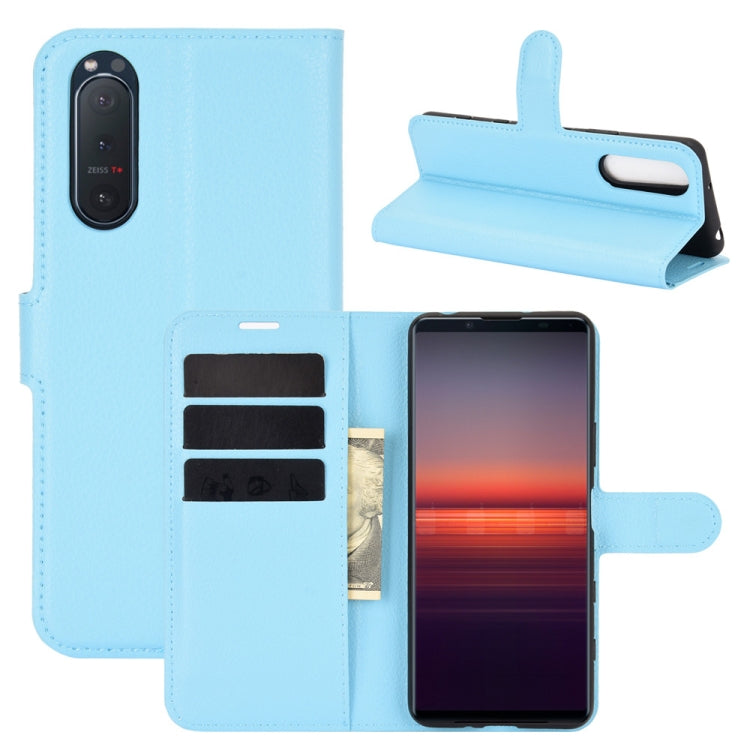 For Sony Xperia 5 II Litchi Texture Horizontal Flip Protective Case with Holder & Card Slots & Wallet, For Sony Xperia 5 II