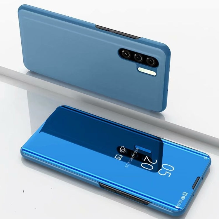 Plus Plated Mirror Horizontal Flip Leather Case with Holder, For OnePlus Nord