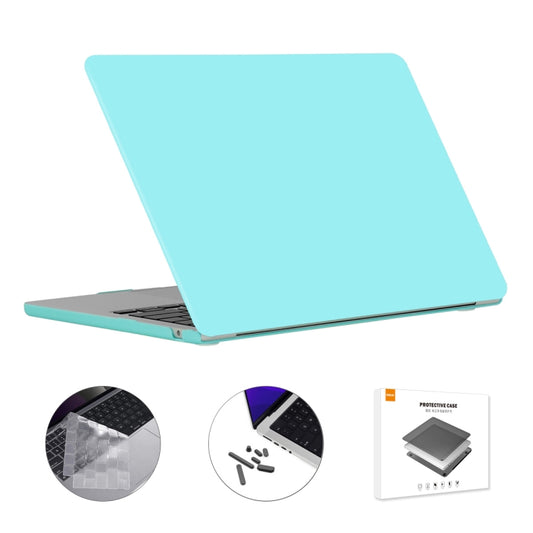 For MacBook Air 13.6 2022/2024 A2681 M2 / A3113 M3 US Version ENKAY 3 in 1 Matte Laptop Case with TPU Keyboard Film / Anti-dust Plugs, 3 in 1 US Version