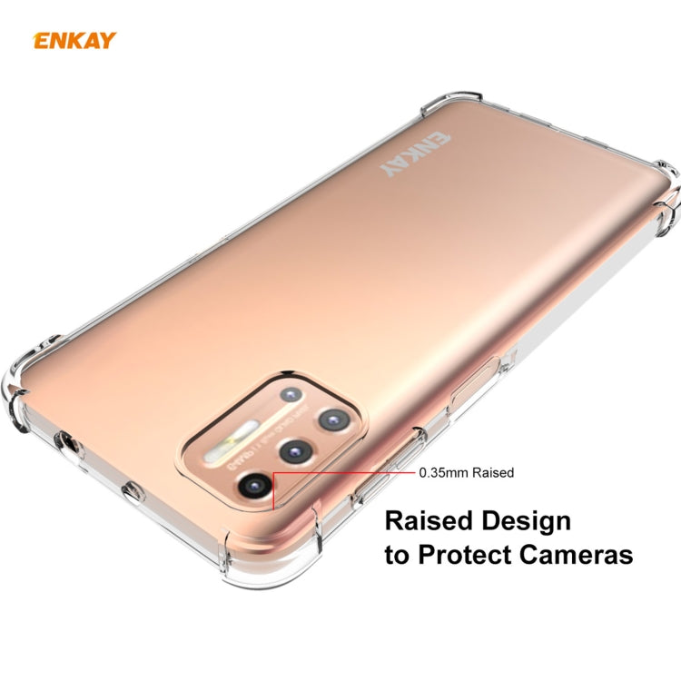 Hat-Prince ENKAY Clear TPU Shockproof Case Soft Anti-slip Cover, For Motorola Moto G9 Plus, For Motorola Moto G9 / G9 Play, For Xiaomi Redmi 9A, For Xiaomi Redmi 9C, For Samsung Galaxy A01 Core / M01 Core, For Samsung Galaxy A42 5G, For Sony Xperia 5 II