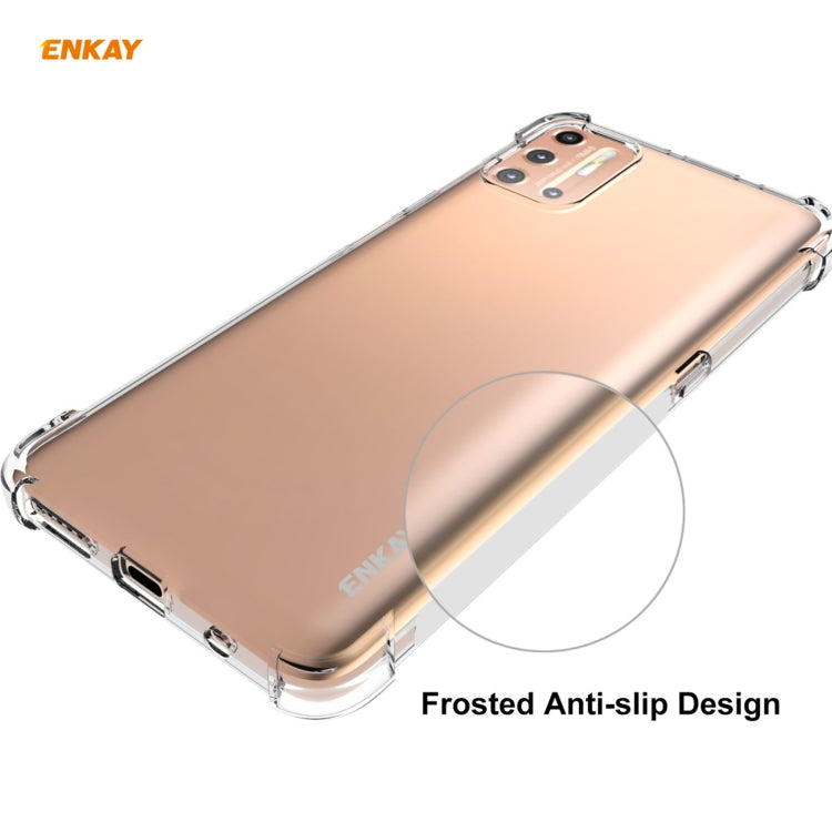 Hat-Prince ENKAY Clear TPU Shockproof Case Soft Anti-slip Cover, For Motorola Moto G9 Plus, For Motorola Moto G9 / G9 Play, For Xiaomi Redmi 9A, For Xiaomi Redmi 9C, For Samsung Galaxy A01 Core / M01 Core, For Samsung Galaxy A42 5G, For Sony Xperia 5 II