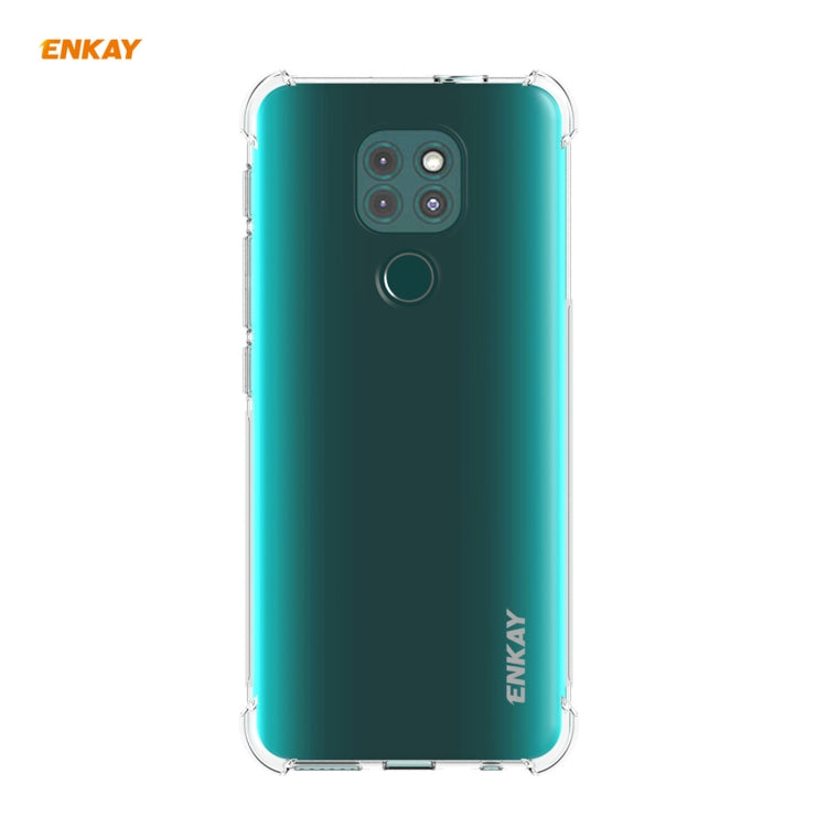 Hat-Prince ENKAY Clear TPU Shockproof Case Soft Anti-slip Cover, For Motorola Moto G9 Plus, For Motorola Moto G9 / G9 Play, For Xiaomi Redmi 9A, For Xiaomi Redmi 9C, For Samsung Galaxy A01 Core / M01 Core, For Samsung Galaxy A42 5G, For Sony Xperia 5 II