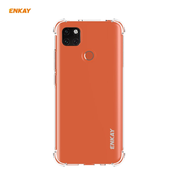 Hat-Prince ENKAY Clear TPU Shockproof Case Soft Anti-slip Cover, For Motorola Moto G9 Plus, For Motorola Moto G9 / G9 Play, For Xiaomi Redmi 9A, For Xiaomi Redmi 9C, For Samsung Galaxy A01 Core / M01 Core, For Samsung Galaxy A42 5G, For Sony Xperia 5 II