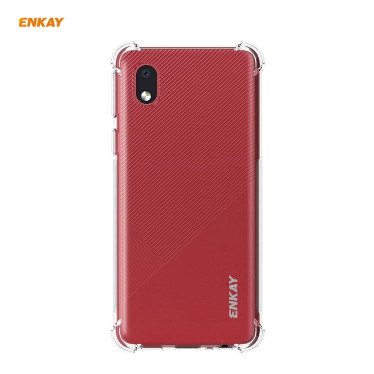 Hat-Prince ENKAY Clear TPU Shockproof Case Soft Anti-slip Cover, For Motorola Moto G9 Plus, For Motorola Moto G9 / G9 Play, For Xiaomi Redmi 9A, For Xiaomi Redmi 9C, For Samsung Galaxy A01 Core / M01 Core, For Samsung Galaxy A42 5G, For Sony Xperia 5 II