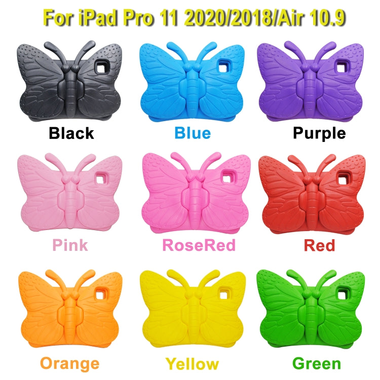 Butterfly Bracket Style EVA Children Shockproof Protective Case, For iPad Air 2022 / 2020 10.9, For iPad Pro 11 (2020 / 2018)