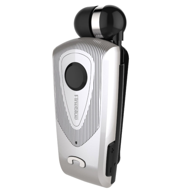 F930 CSR4.1 Retractable Cable Caller Vibration Reminder Anti-theft Bluetooth Headset, Black, White, Gold, Silver