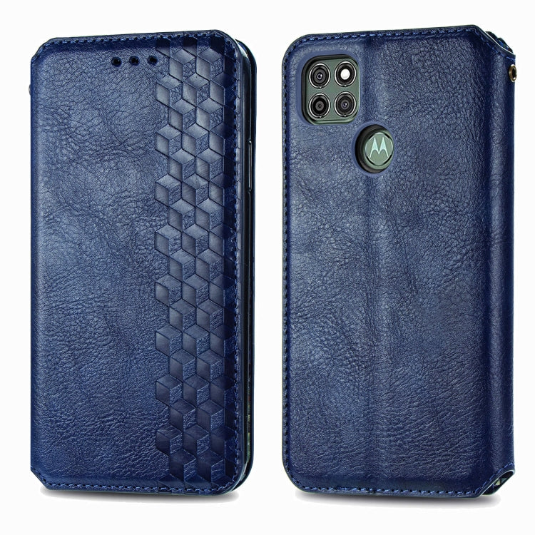 Cubic Grid Pressed Horizontal Flip Magnetic PU Leather Case with Holder & Card Slots & Wallet, For LG K22, For LG K52, For LG K92 5G, For Motorola G9 power, For One Plus Nord N100