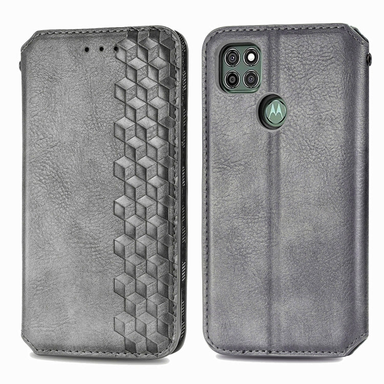 Cubic Grid Pressed Horizontal Flip Magnetic PU Leather Case with Holder & Card Slots & Wallet, For LG K22, For LG K52, For LG K92 5G, For Motorola G9 power, For One Plus Nord N100