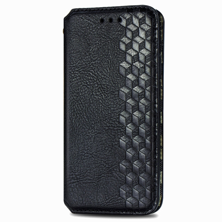 Cubic Grid Pressed Horizontal Flip Magnetic PU Leather Case with Holder & Card Slots & Wallet, For OnePlus N10
