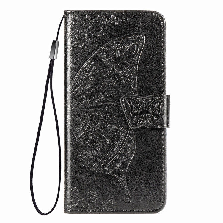 Butterfly Love Flower Embossed Horizontal Flip Leather Case with Bracket / Card Slot / Wallet / Lanyard, For LG K92 5G, For LG K52, For Arrows NX9 F-52A