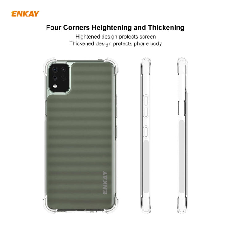 Hat-Prince ENKAY Clear TPU Shockproof Case Soft Anti-slip Cover, For LG K42, For LG K52 / Q52 / K62 / K62+, For Motorola Moto E7, For Motorola Moto G 5G, For Motorola Moto G9 Power, For Honor 10X Lite, For Xiaomi Redmi Note 9 4G / Redmi 9 Power��������...