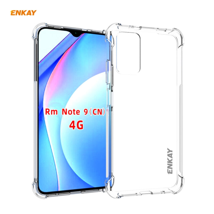 Hat-Prince ENKAY Clear TPU Shockproof Case Soft Anti-slip Cover, For LG K42, For LG K52 / Q52 / K62 / K62+, For Motorola Moto E7, For Motorola Moto G 5G, For Motorola Moto G9 Power, For Honor 10X Lite, For Xiaomi Redmi Note 9 4G / Redmi 9 Power��������...