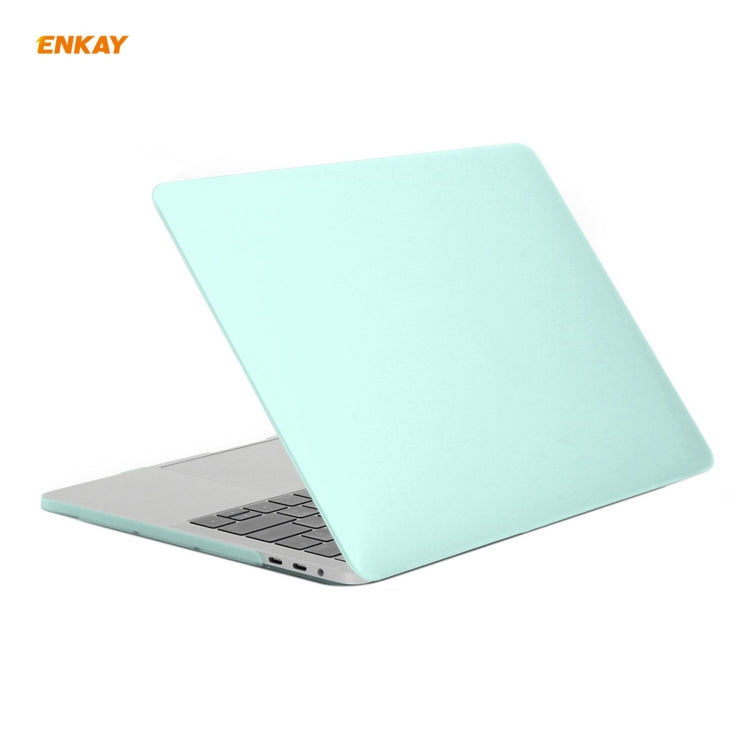 ENKAY 3 in 1 Matte Laptop Protective Case + US Version TPU Keyboard Film + Anti-dust Plugs Set for MacBook Pro 13.3 inch A1706 / A1989 / A2159 (with Touch Bar), For MacBook Pro 13.3 inch A1706 (with Touch Bar)