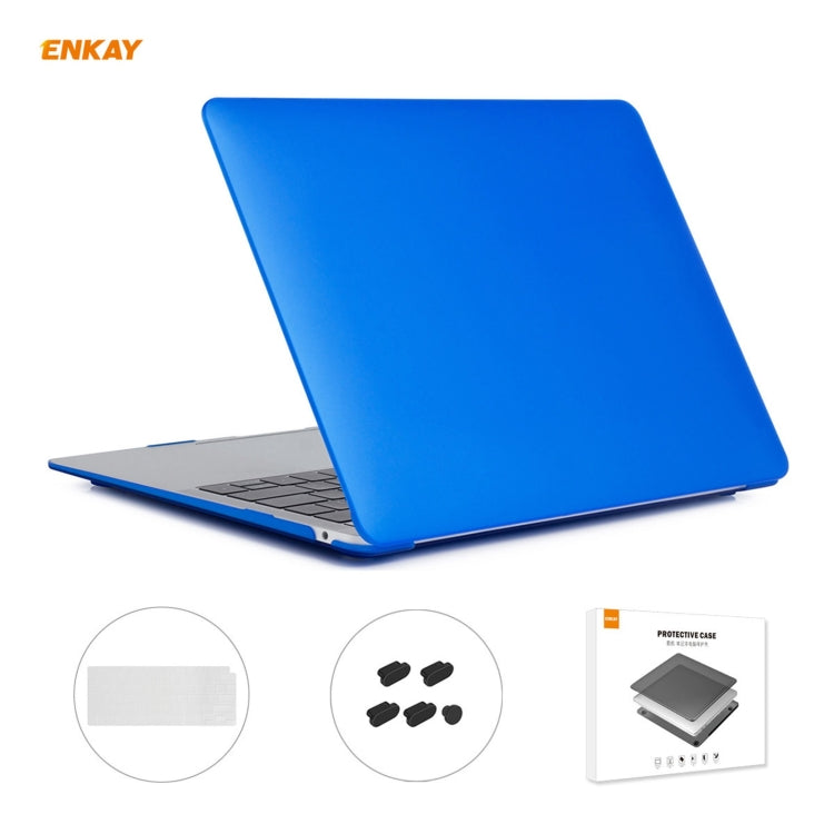 ENKAY 3 in 1 Matte Laptop Protective Case + US Version TPU Keyboard Film + Anti-dust Plugs Set for MacBook Air 13.3 inch A2179 & A2337 (2020), For MacBook Air 13.3 inch A2179 (2020)