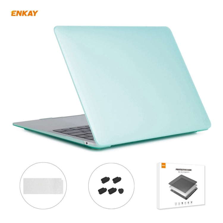 ENKAY 3 in 1 Matte Laptop Protective Case + US Version TPU Keyboard Film + Anti-dust Plugs Set for MacBook Air 13.3 inch A2179 & A2337 (2020), For MacBook Air 13.3 inch A2179 (2020)