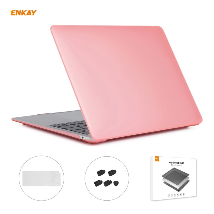 ENKAY 3 in 1 Matte Laptop Protective Case + US Version TPU Keyboard Film + Anti-dust Plugs Set for MacBook Air 13.3 inch A2179 & A2337 (2020), For MacBook Air 13.3 inch A2179 (2020)