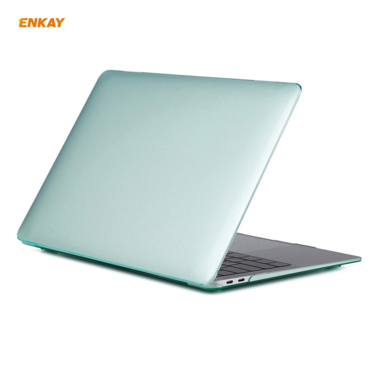 ENKAY 3 in 1 Crystal Laptop Protective Case + EU Version TPU Keyboard Film + Anti-dust Plugs Set for MacBook Air 13.3 inch A2179 & A2337 (2020), For MacBook Air 13.3 inch A2179 (2020)