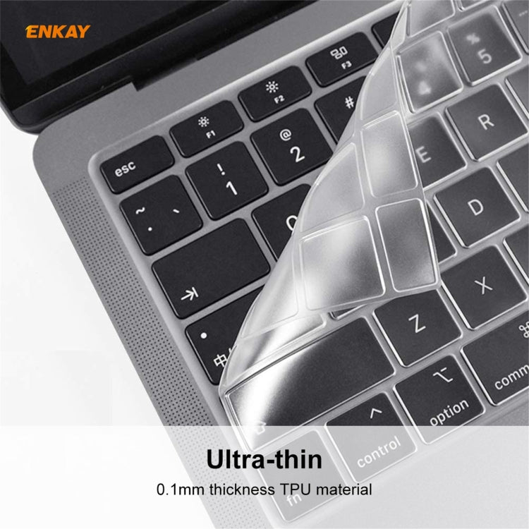 ENKAY Soft TPU Keyboard Protector Film for MacBook Air 13.3 inch A2179 (2020) / A2337 (2020), US Version, EU Version