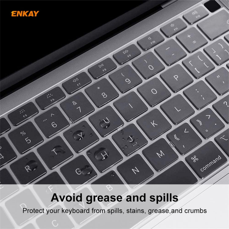 ENKAY Soft TPU Keyboard Protector Film for MacBook Air 13.3 inch A2179 (2020) / A2337 (2020), US Version, EU Version