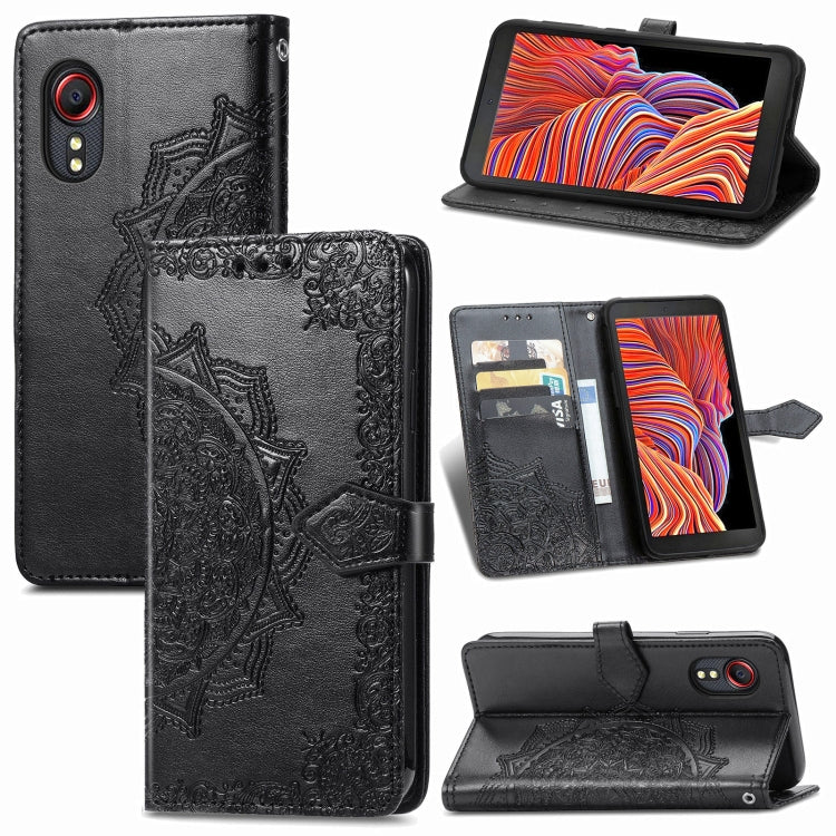 Mandala Flower Embossed Horizontal Flip Leather Case with Bracket / Card Slot / Wallet / Lanyard, For Galaxy XCover 5, For Galaxy A02, For Motorola Moto G30 / G10, For Motorola Moto E7 Power