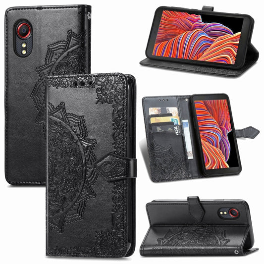Mandala Flower Embossed Horizontal Flip Leather Case with Bracket / Card Slot / Wallet / Lanyard, For Galaxy XCover 5, For Galaxy A02, For Motorola Moto G30 / G10, For Motorola Moto E7 Power