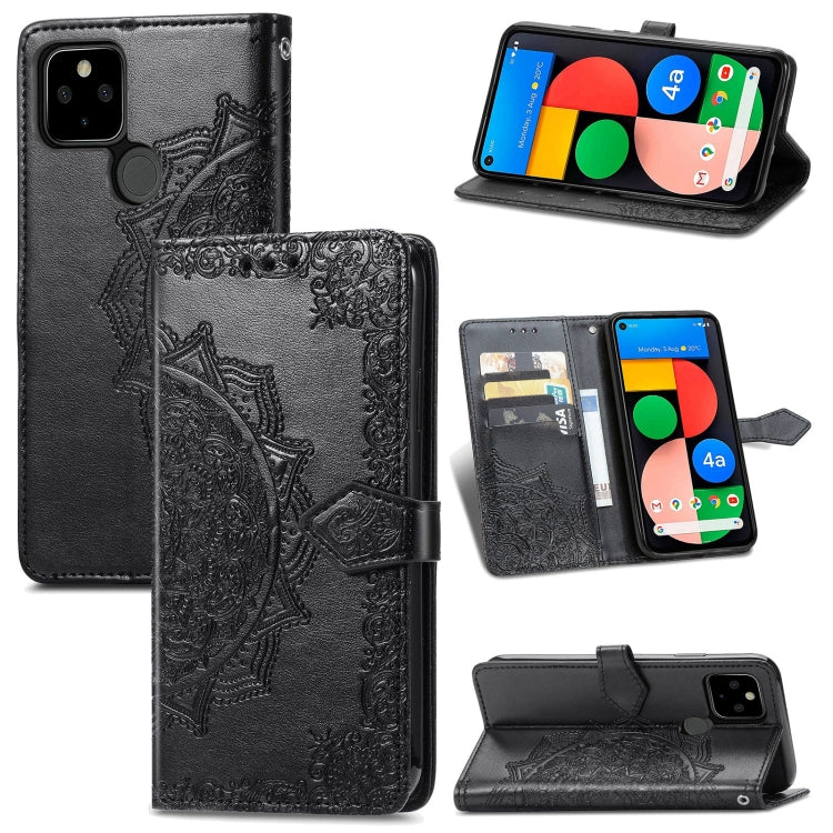 Mandala Flower Embossed Horizontal Flip Leather Case with Bracket / Card Slot / Wallet / Lanyard, For vivo X60, For Google Pixel 5A, For OPPO Reno5 Pro, For OPPO A93 5G, For LG Stylo 7