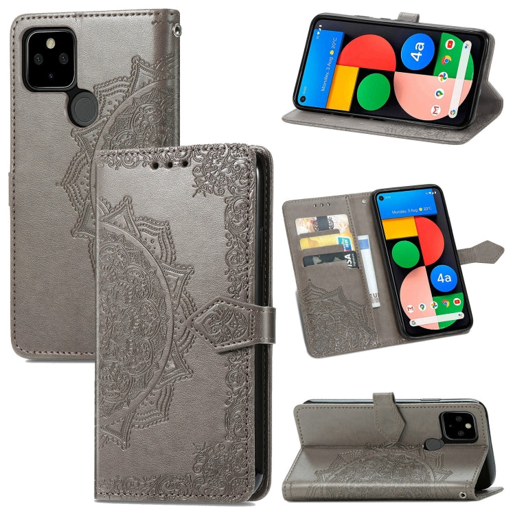 Mandala Flower Embossed Horizontal Flip Leather Case with Bracket / Card Slot / Wallet / Lanyard, For vivo X60, For Google Pixel 5A, For OPPO Reno5 Pro, For OPPO A93 5G, For LG Stylo 7