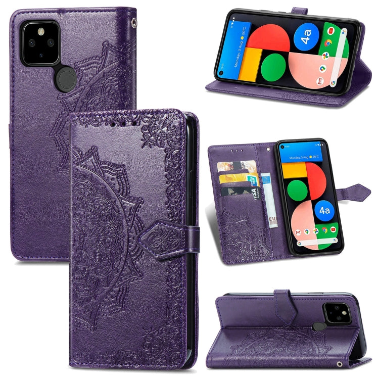 Mandala Flower Embossed Horizontal Flip Leather Case with Bracket / Card Slot / Wallet / Lanyard, For vivo X60, For Google Pixel 5A, For OPPO Reno5 Pro, For OPPO A93 5G, For LG Stylo 7