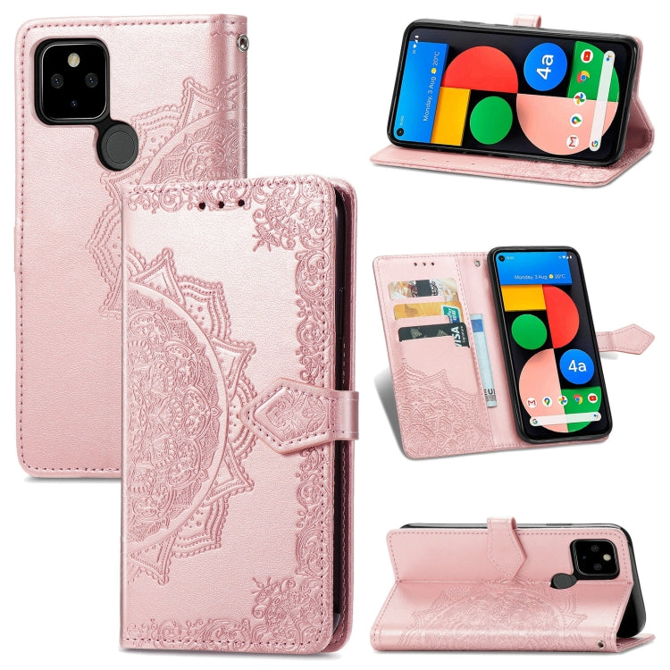 Mandala Flower Embossed Horizontal Flip Leather Case with Bracket / Card Slot / Wallet / Lanyard, For vivo X60, For Google Pixel 5A, For OPPO Reno5 Pro, For OPPO A93 5G, For LG Stylo 7