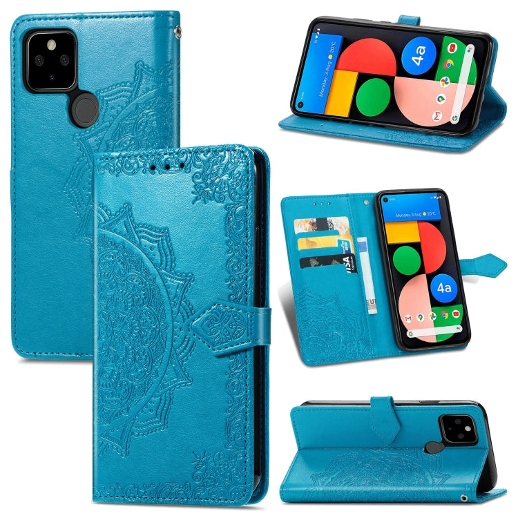 Mandala Flower Embossed Horizontal Flip Leather Case with Bracket / Card Slot / Wallet / Lanyard, For vivo X60, For Google Pixel 5A, For OPPO Reno5 Pro, For OPPO A93 5G, For LG Stylo 7